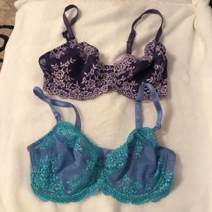 Wacoal Floral Underwire Bras 34D